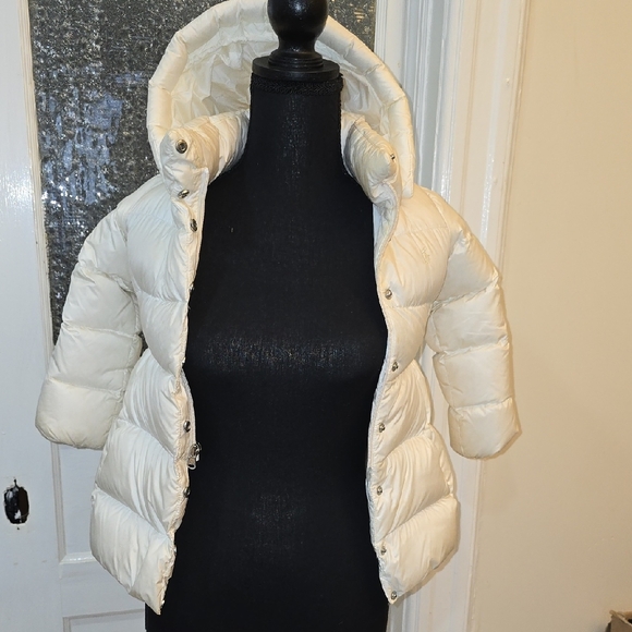 Kids Cream Puffer Jacket